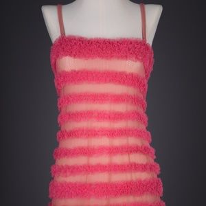 ‘Frou Frou’ Pink Tulle ruffle slip by Jean Paul Gaultier for La Perla
